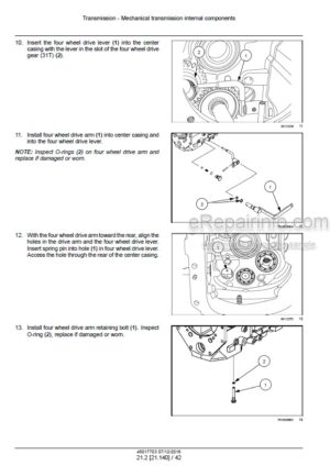 Photo 12 - New Holland 40 50 Boomer Cab Service Manual Compact Tractor 48017703