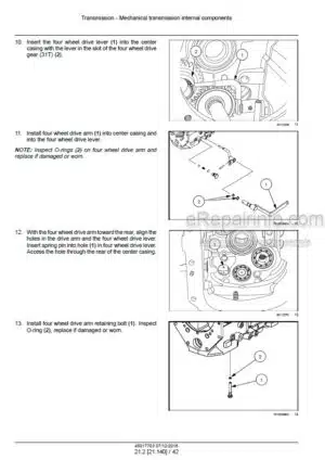 Photo 1 - New Holland 40 50 Boomer Cab Service Manual Compact Tractor 48017703