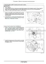 Photo 2 - New Holland 41 47 Boomer Tier 4B Final Service Manual Compact Tractor 47941902