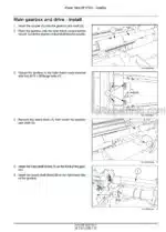 Photo 2 - New Holland 450 460 550 560 Roll-Belt Service Manual Round Baler 84544596