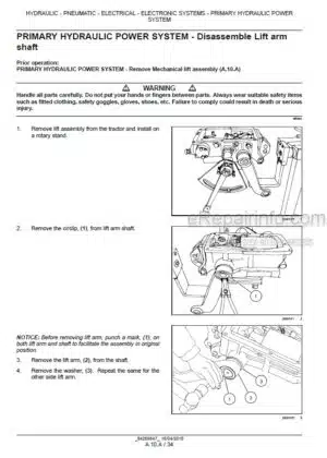 Photo 8 - New Holland E485C Tier IV Service Manual Crawler Excavator 84557350A