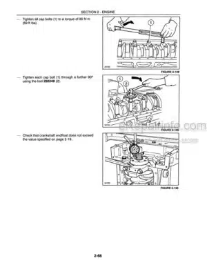 Photo 8 - New Holland RG140.B RG170.B VHP RG200.B Service Manual Grader 75314407