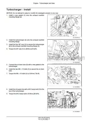 Photo 8 - New Holland CS6050 - CS6090 CSX7060 CSX7080 CL6060 CS6060 Hillside Laterale CSX7060 CSX7080 Laterale Repair Manual Combine 87541663A1