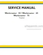 Photo 5 - New Holland 55 65 75 Workmaster Service Manual Tractor 51489998 51625050
