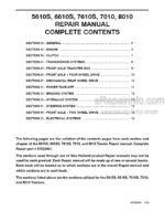Photo 4 - New Holland 5610S 6610S 7610S 7010 8010 Repair Manual Tractor 87032901