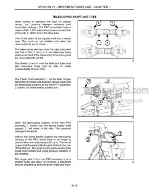 Photo 2 - New Holland 565 570 575 580 Repair Manual Square Baler 86641879