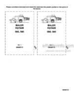 Photo 5 - New Holland 590 595 Repair Manual Baler 86598715