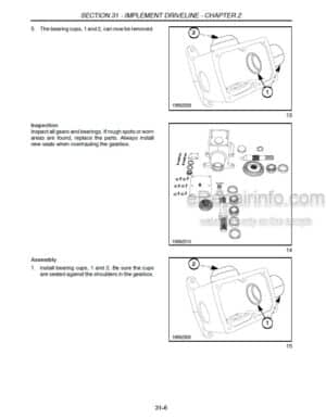 Photo 3 - New Holland 638 648 658 678 688 Repair Manual Round Baler 87012726