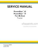 Photo 4 - New Holland 65 75 Power Star Tier 4B Final Service Manual Tractor 51505365