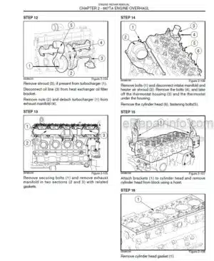 Photo 9 - New Holland 667TA/EEG 667TA/EEC 667TA/EBF 667TA/EED 667TA/EBJ 667TA/EDJ Repair Manual Engine 87519804NA