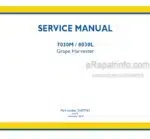 Photo 4 - New Holland 7030M 8030L Service Manual Grape Harvester