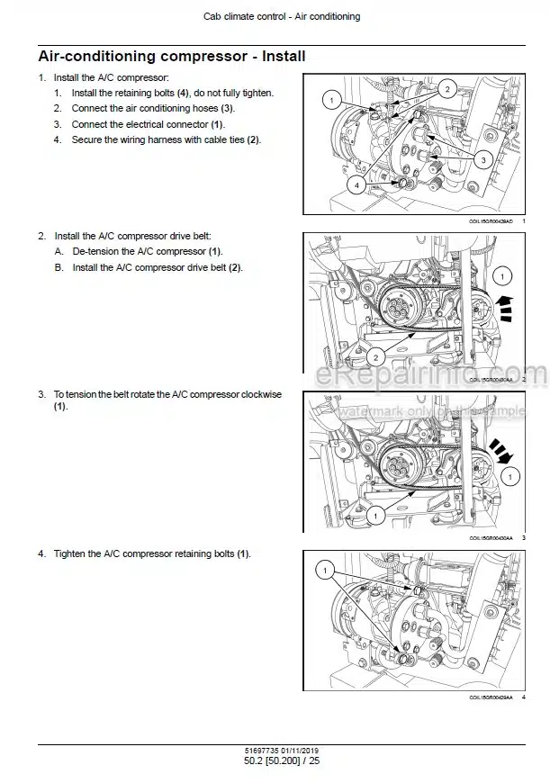 Photo 1 - New Holland 7030M 8030L Service Manual Grape Harvester 51697735