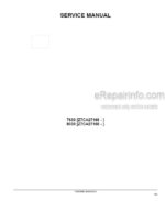 Photo 4 - New Holland 7630 8030 Service Manual Tractor 73403953