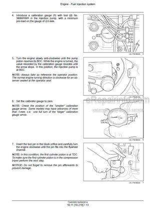 Photo 6 - New Holland 7630 8030 Service Manual Tractor 73403953