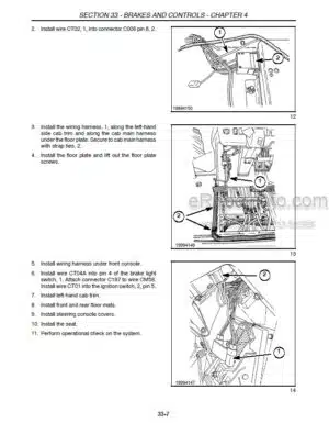 Photo 2 - New Holland 8670 8770 8870 8670A 8770A 8870A 8970A Repair Manual Tractor 87018722