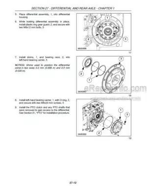 Photo 1 - New Holland 8N Boomer Service Manual Tractor 84307374