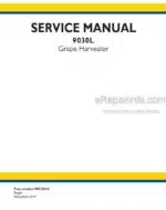 Photo 5 - New Holland 9030L Service Manual Grape Harvester 90323626