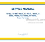 Photo 5 - New Holland 9040L 9040M 9060LH 9060L 9080LH 9080L 9090LGE 9090LH 9090L Service Manual Grape Harvester 84490331C