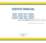 Photo 4 - New Holland 9050L  9050LL 9070L 9070LL 9070M 9090L High 9090LL  Service Manual Grape Harvester 51697894