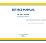 Photo 4 - New Holland 9070N 9080N Service Manual Grape Harvester 51697764