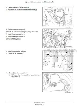 Photo 7 - New Holland BR6080 BR6090 Service Manual Round Baler 87711071B