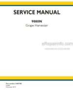 Photo 4 - New Holland 9080N Service Manual Grape Harvester 51697769