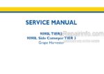 Photo 6 - New Holland 9090L 9090L Side Conveyor Tier 3 Service Manual Grape Harvester