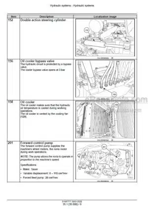 Photo 4 - New Holland 9090L 9090L Side Conveyor Tier 3 Service Manual Grape Harvester