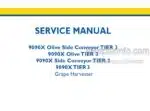 Photo 5 - New Holland 9090X Olive Side Conveyor Tier 3 Service Manual Grape Harvester