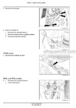 Photo 2 - New Holland 9090X Olive Side Conveyor Tier 3 Service Manual Grape Harvester
