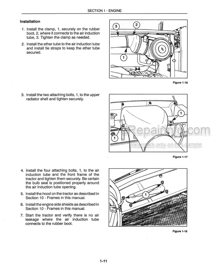 Photo 1 - New Holland 9184 9384 9484 9684 9884 Repair Manual Tractor 86608042