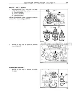 Photo 2 - New Holland AD300 Service Manual Articulated Dump Truck 6045615101