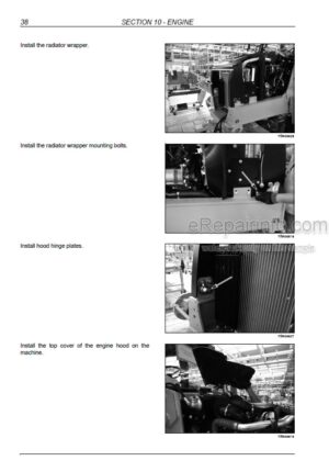 Photo 1 - New Holland B100C B100CLR B100CTC B110C B110CTC B115C Service Manual Backhoe Loader 84568042A