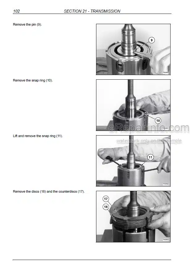 Photo 1 - New Holland B90B B95B B95BLR B95BTC B110B B115B Service Manual Backhoe Loader
