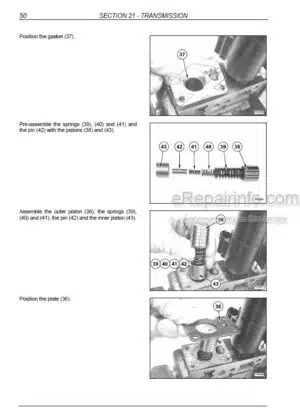 Photo 6 - New Holland B90B B95B B95BLR B95BTC B110B B115B Service Manual Backhoe Loader 84428670B