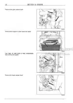 Photo 3 - New Holland B95C B95CTC B95CLR B110C Tier 4 Service Manual Loader Backhoe 84596886A