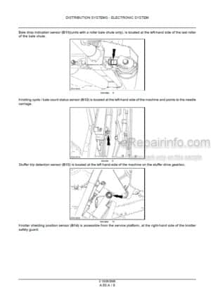 Photo 6 - New Holland BB930A BB940A BB950A BB960A Repair Manual Big Baler 87585143