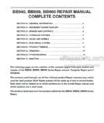Photo 4 - New Holland BB940 BB950 BB960 Repair Manual Baler 87028440