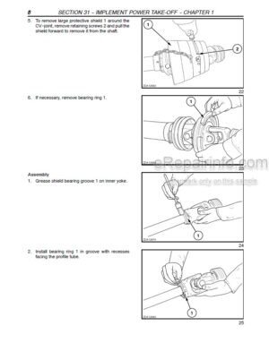 Photo 8 - New Holland AD250 Service Manual Articulated Dump Truck 6045614101
