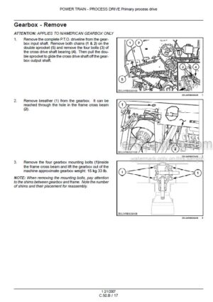 Photo 12 - New Holland BR550 BR560A Repair Manual Baler 87617372