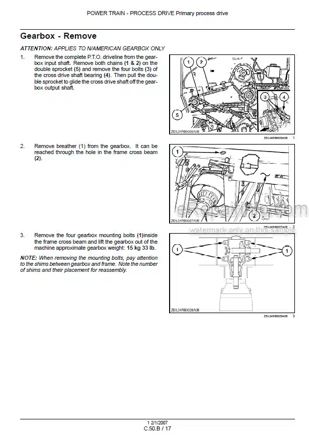 Photo 1 - New Holland BR550 BR560A Repair Manual Baler 87617372