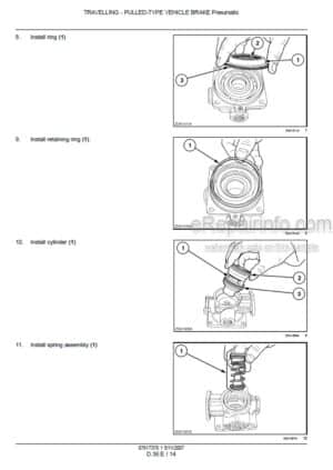 Photo 6 - New Holland BR560 Combi Repair Manual Baler 87617378