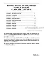 Photo 5 - New Holland BR7060 BR7070 BR7080 BR7090 Service Manual Round Baler 84217330