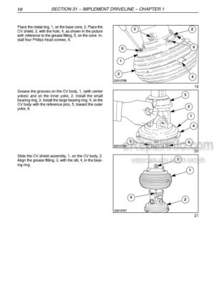 Photo 8 - New Holland 870 890 1270 1290 BigBaler Service Manual Square Baler 47969443