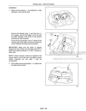 Photo 7 - New Holland 5530 6530 Operators Manual High Clearance Tractor 42553021