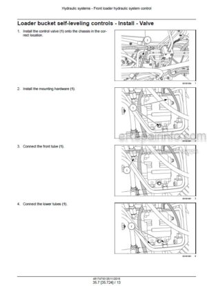 Photo 7 - New Holland E16B E18B Service Manual Mini Excavator 84533365B