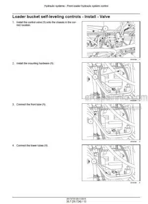 Photo 4 - New Holland C245 Tier 4B Final Service Manual Compact Track Loader 48174793