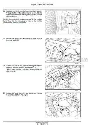 Photo 8 - New Holland 8670 8770 8870 8670A 8770A 8870A 8970A Repair Manual Tractor 87018722