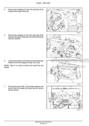 Photo 3 - New Holland CR6090 CR7090 CR8080 CR8090 CR9090 Tier 4 Service Manual Combine 84561155