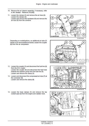 Photo 12 - New Holland CR8.90 CR9.90 CX8.90 CR10.90 CX8.80 Tier 4A 4B Final Service Manual Combine 47956065